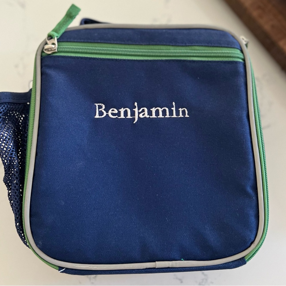 Navy Green Solid, Classic Fairfax Lunch Box